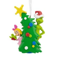 Dr. Seuss's How The Grinch Stole Christmas!™ Grinch With Cindy-Lou Who Hallmark Ornament
