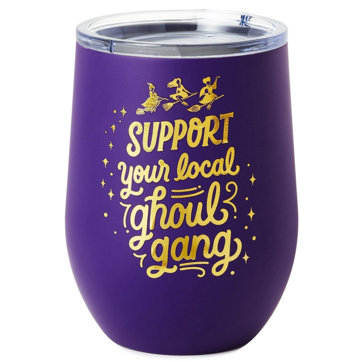 Hallmark Disney Hocus Pocus Ghoul Gang Stainless Steel Stemless Glass, 11 Oz. 3 Hallmark Disney Hocus Pocus Ghoul Gang Stainless Steel Stemless Glass, 11 Oz.