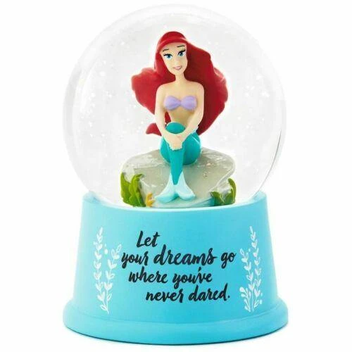 Hallmark Disney Princess The Little Mermaid Ariel Dare To Dream Snow Globe 3 Hallmark Disney Princess The Little Mermaid Ariel Dare To Dream Snow Globe