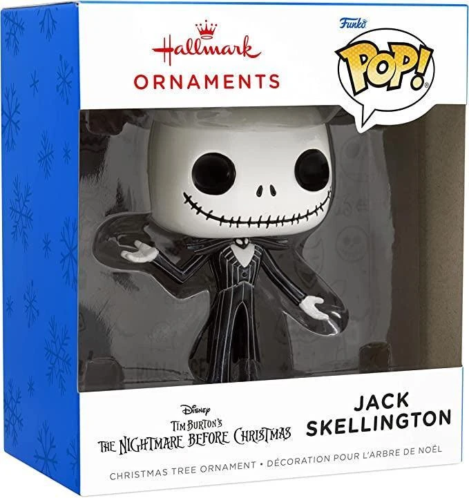 Hallmark Disney Tim Burton's The Nightmare Before Christmas Jack Skellington Funko POP! Christmas Ornament 4 Hallmark Disney Tim Burton's The Nightmare Before Christmas Jack Skellington Funko POP! Christmas Ornament - Image 2