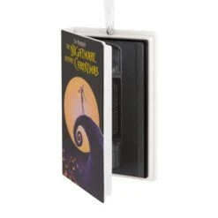 Hallmark Disney Tim Burton's The Nightmare Before Christmas Movie Retro Video Cassette Case Christmas Ornament