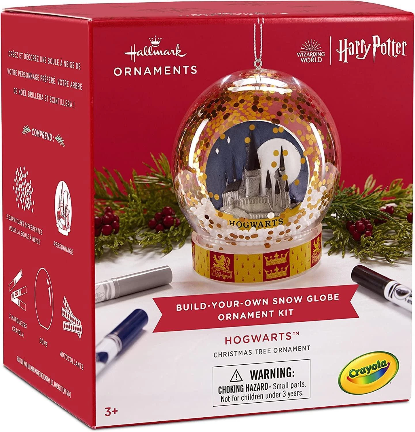 Hallmark Harry Potter Build-Your-Own Crayola Snow Globe Ornament Kit 3 Hallmark Harry Potter Build-Your-Own Crayola Snow Globe Ornament Kit