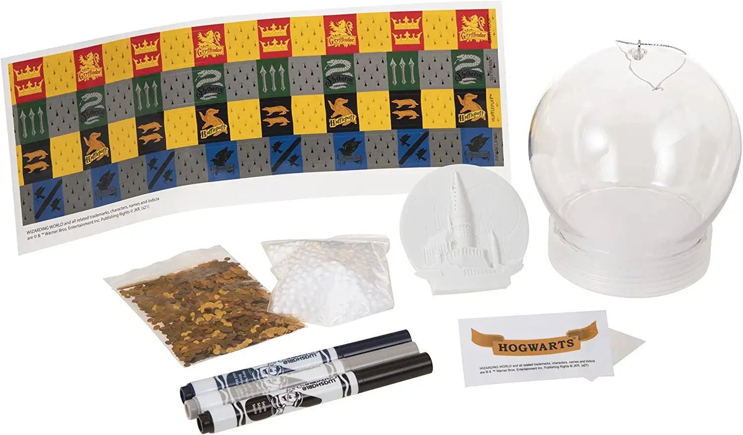 Hallmark Harry Potter Build-Your-Own Crayola Snow Globe Ornament Kit 4 Hallmark Harry Potter Build-Your-Own Crayola Snow Globe Ornament Kit - Image 2