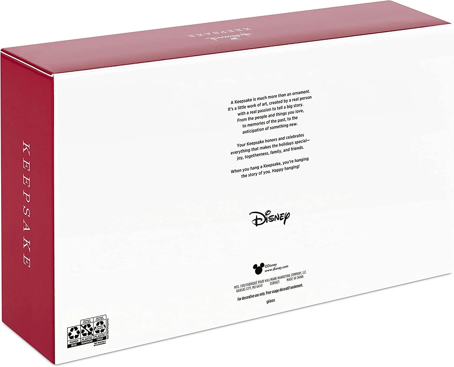 Hallmark Keepsake Glass Christmas Ornaments, Disney Mickey Mouse 8 Hallmark Keepsake Glass Christmas Ornaments, Disney Mickey Mouse - Image 6