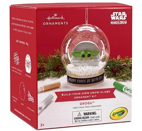 Hallmark Star Wars: The Mandalorian The Child Build-Your-Own Crayola Snow Globe Kit, May The 4th Be With You 3 Hallmark Star Wars: The Mandalorian The Child Build-Your-Own Crayola Snow Globe Kit, May The 4th Be With You