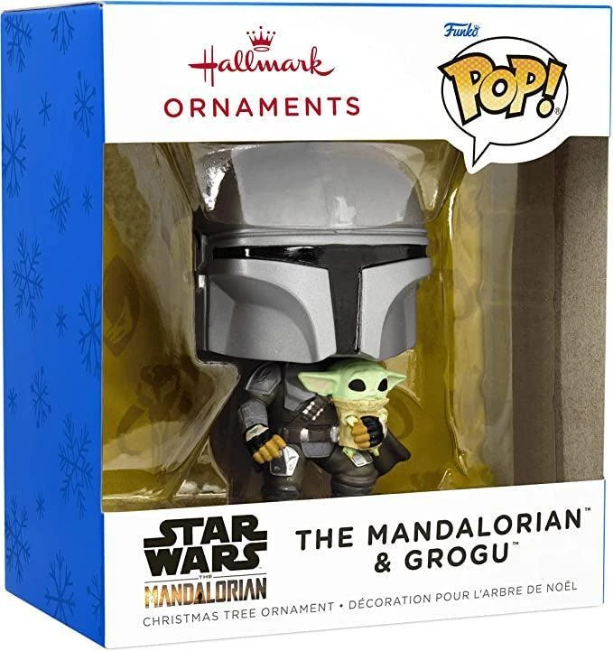 Hallmark Star Wars The Mandalorian With The Child Funko POP! Christmas Ornament 3 Hallmark Star Wars The Mandalorian With The Child Funko POP! Christmas Ornament