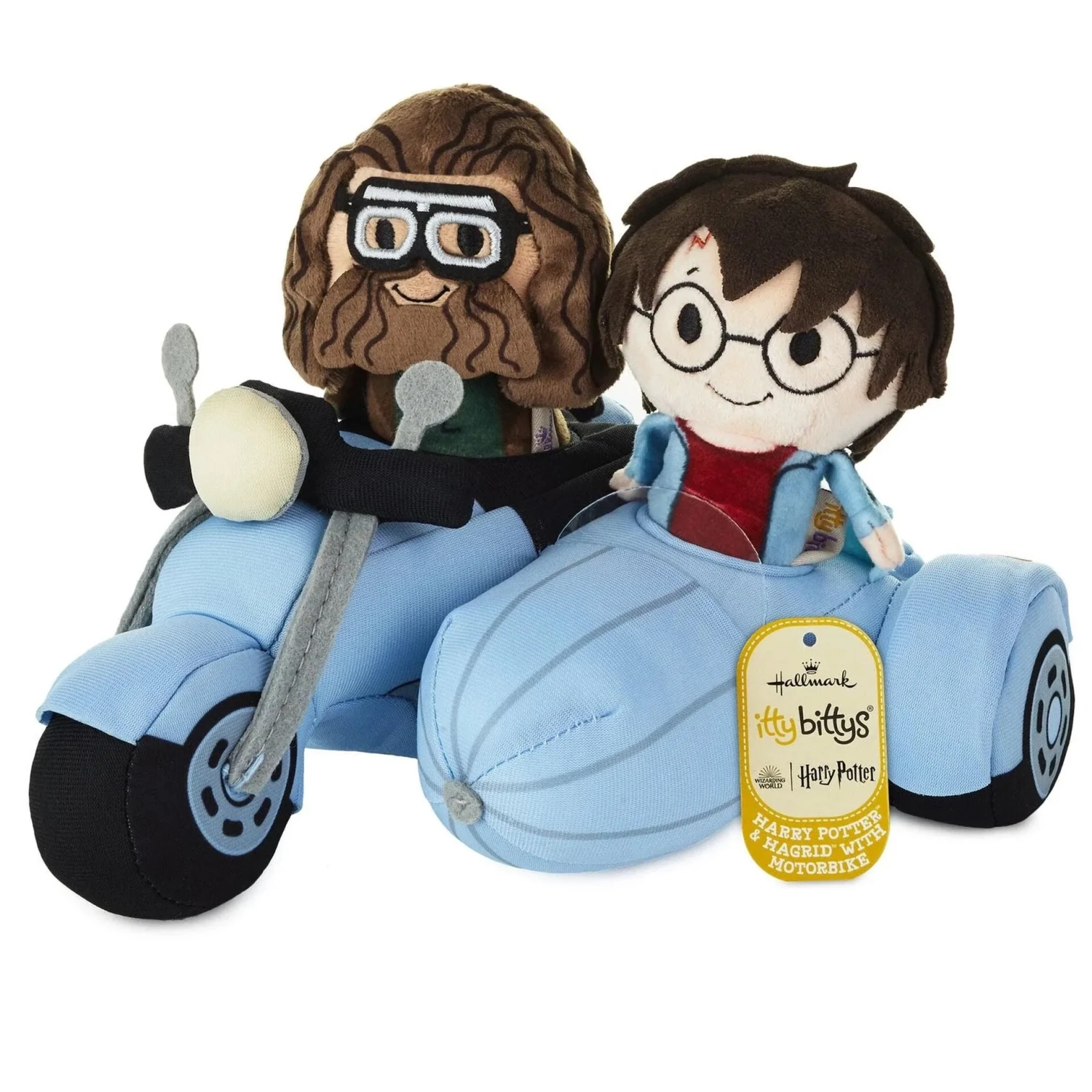 Hallmark Itty Bittys® Harry Potter™ And Hagrid™ With Motorbike Plush, Set Of 3 3 Hallmark Itty Bittys® Harry Potter™ And Hagrid™ With Motorbike Plush, Set Of 3