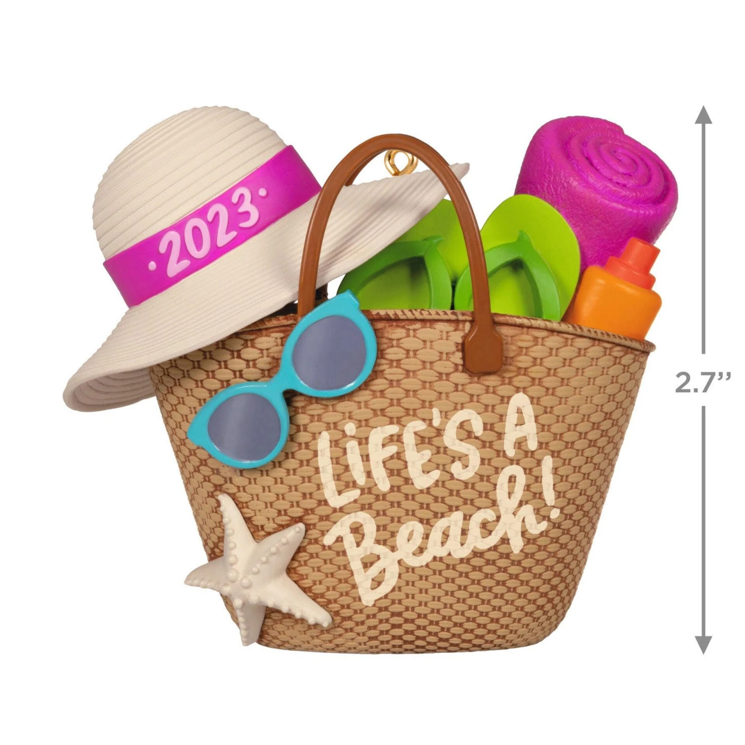 Hallmark Life's A Beach! 2023 Ornament 8 Hallmark Life's A Beach! 2023 Ornament - Image 6