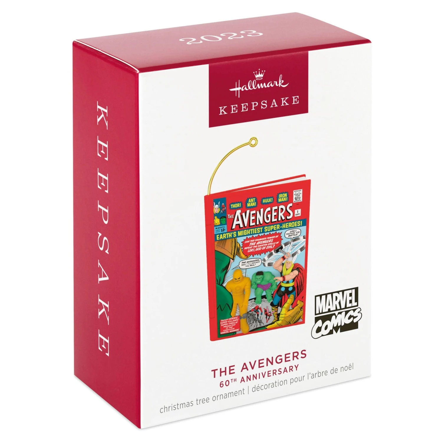 Hallmark Marvel Comics The Avengers 60th Anniversary Ornament 3 Hallmark Marvel Comics The Avengers 60th Anniversary Ornament