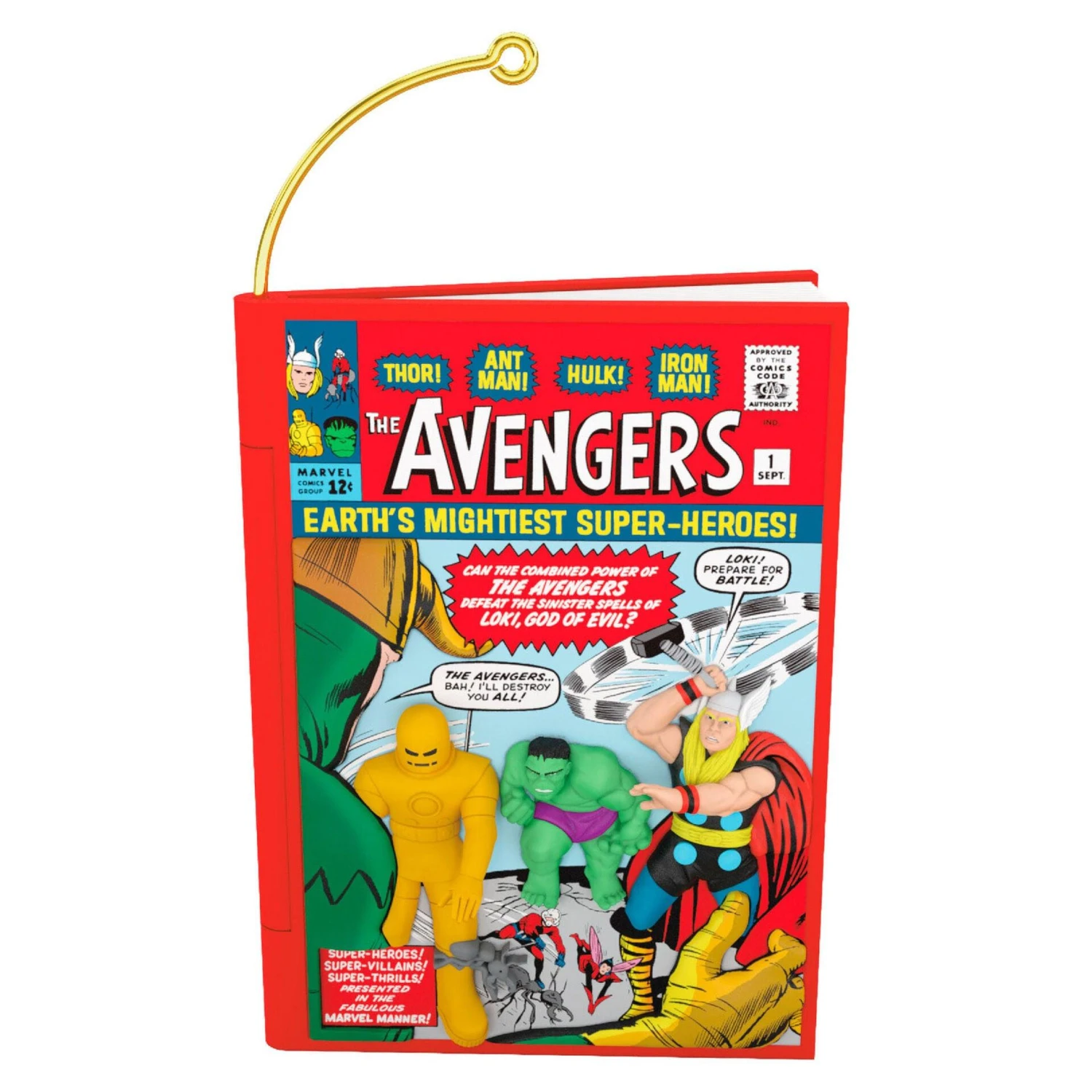 Hallmark Marvel Comics The Avengers 60th Anniversary Ornament 5 Hallmark Marvel Comics The Avengers 60th Anniversary Ornament - Image 3