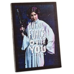 Hallmark Princess Leia™ Wood Quote Sign, 5x7