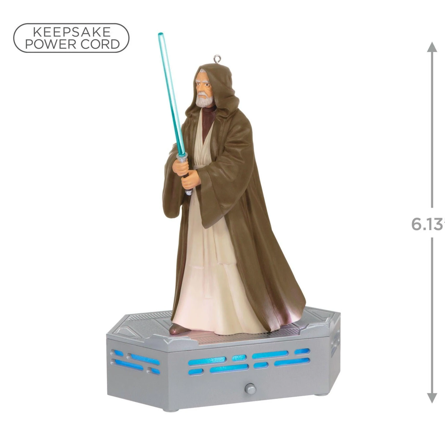 Hallmark Star Wars: A New Hope™ Collection Obi-Wan Kenobi™ Ornament W Light And Sound 3 Hallmark Star Wars: A New Hope™ Collection Obi-Wan Kenobi™ Ornament W Light And Sound