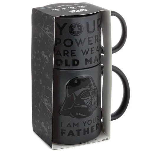 Hallmark Star Wars™ Darth Vader™ Father And Child Stacking Mugs, Set Of 2 4 Hallmark Star Wars™ Darth Vader™ Father And Child Stacking Mugs, Set Of 2 - Image 2